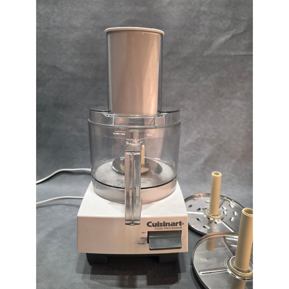 Cuisinart DLC-10S Pro Classic 7-Cup Food Processor White with Blades & Discs